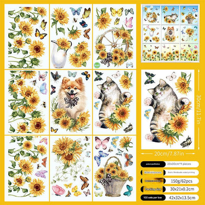 Spring Floral Window Sticker Image 7