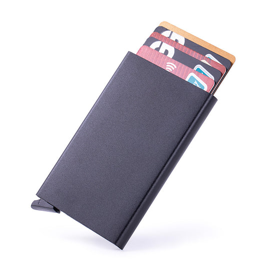 RFID card holder in gray color