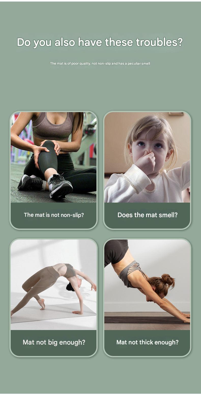 TPE Yoga Mat with Custom Logo Image 3