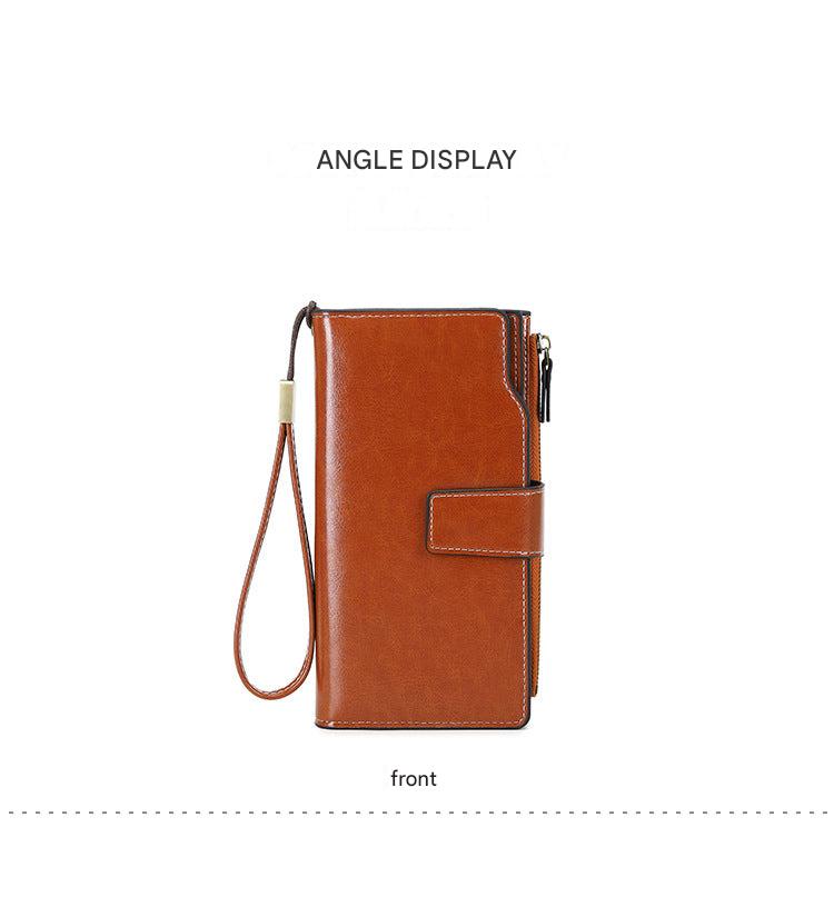Fashionable wallet with spacious interior