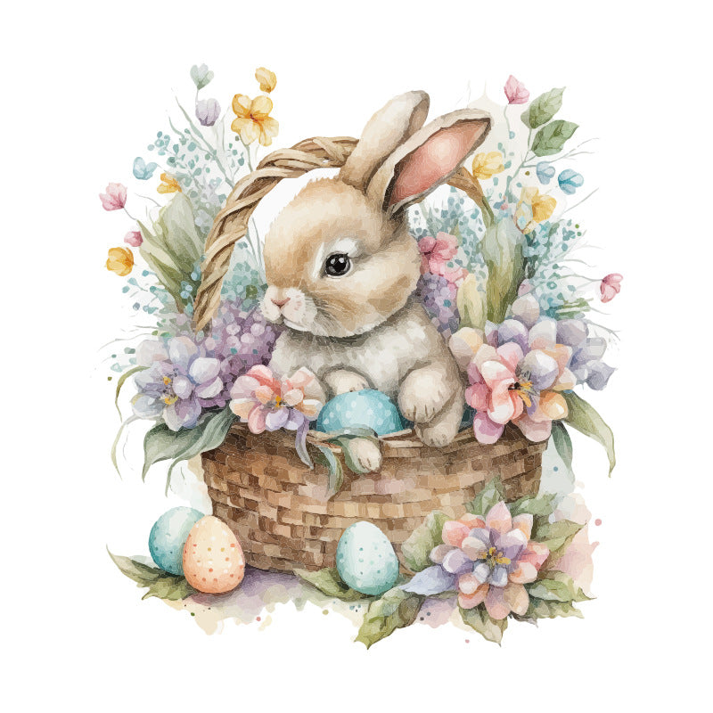 Durable bathroom wall decoration for Easter