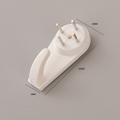 Invisible wall hook display for photos