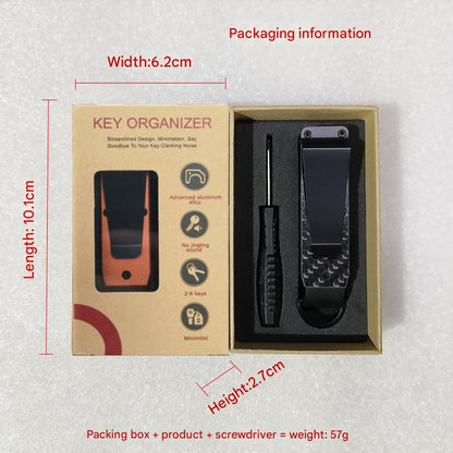 Aluminum Keychain Key Holder Image 2