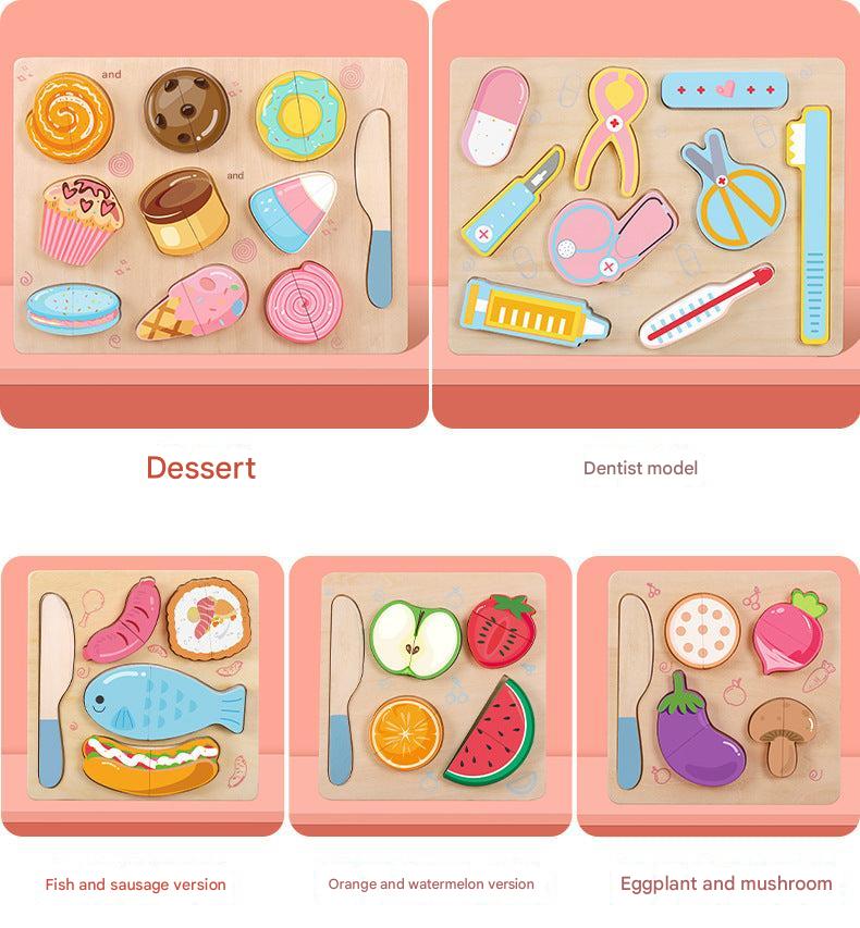 child-safe pretend play food set