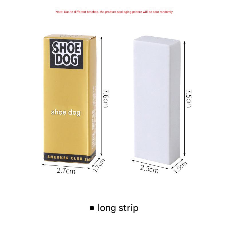 Compact shoe cleaning eraser for white shoes