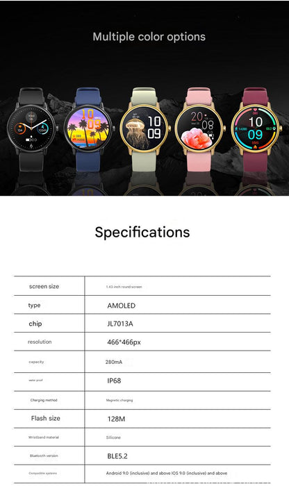 Stylish sports smartwatch