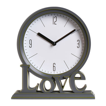 Elegant European Plastic Silent Creative Table Clock - Image 1
