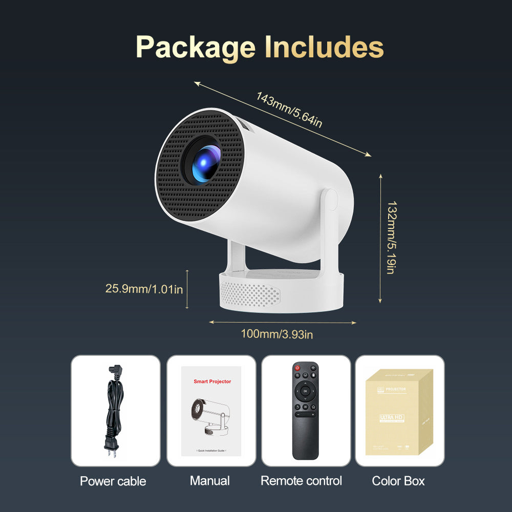 Compact Projector with Connectivity Ports