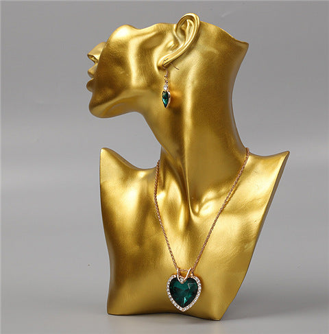 resin mannequin display stand with polygons