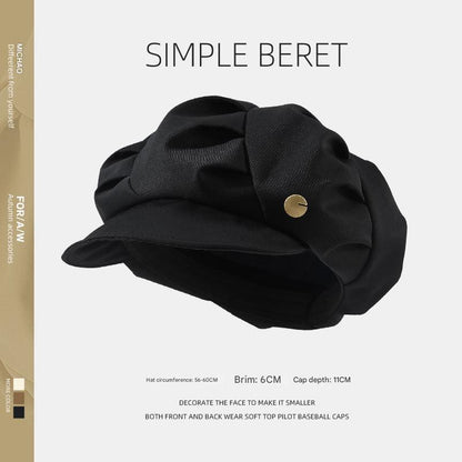 polyester beret hat for winter