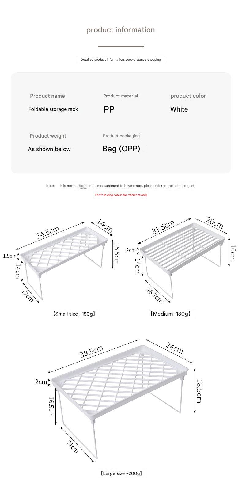 Multipurpose folding rack for home decor