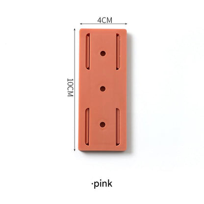Stylish power strip holder with cables organized