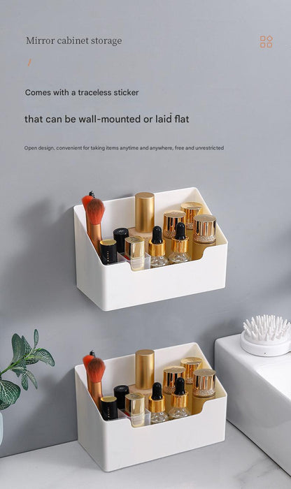 Wall-mounted storage box in a kitchen