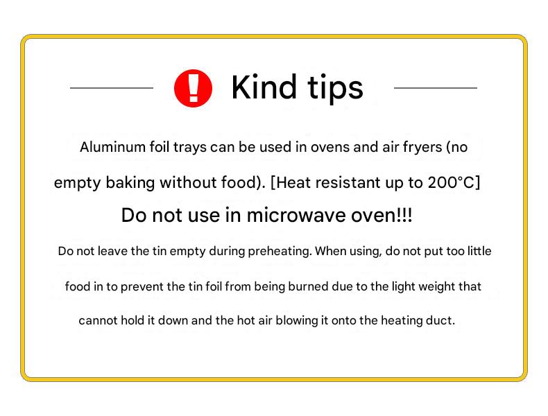 high-density aluminum foil baking dish