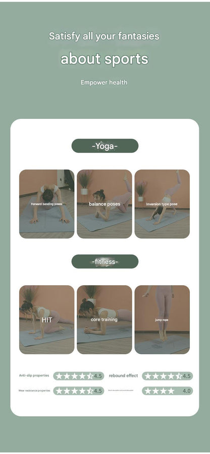TPE Yoga Mat with Custom Logo Image 3