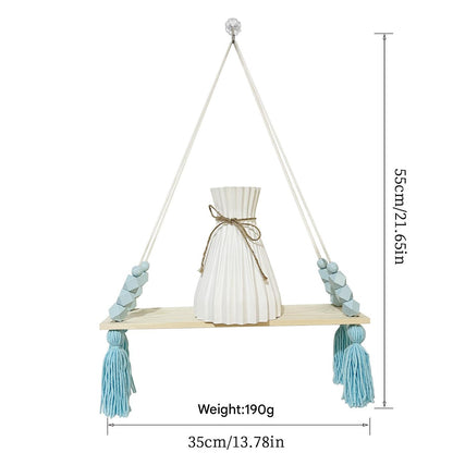Handcrafted Bohemian Wall Rack Image 1