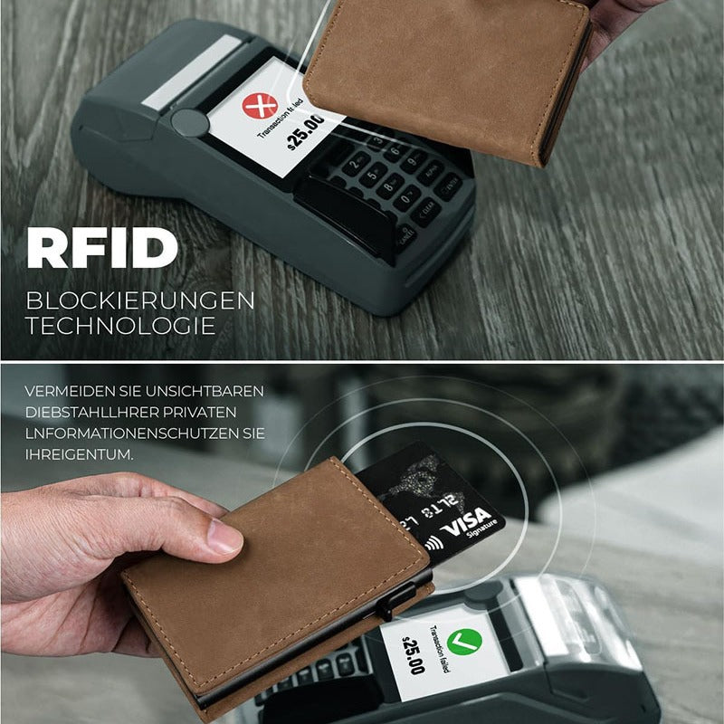 Secure wallet with RFID protection