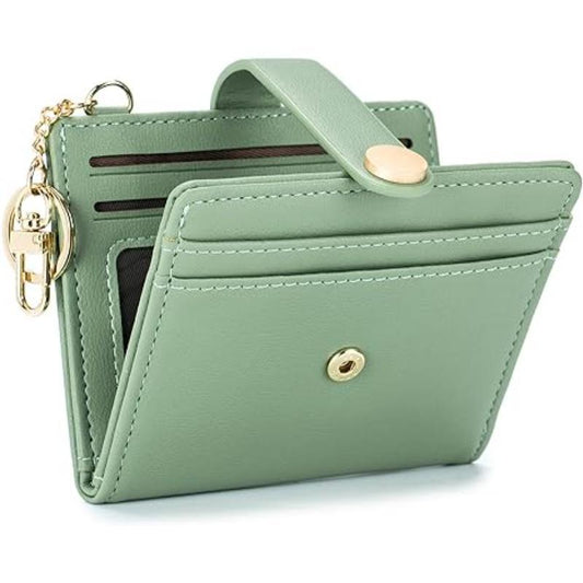 women's short wallet with multiple cards