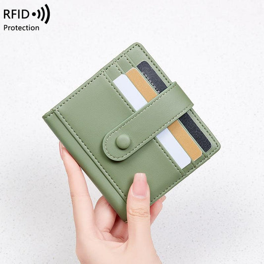 multiple colored wallets displayed together