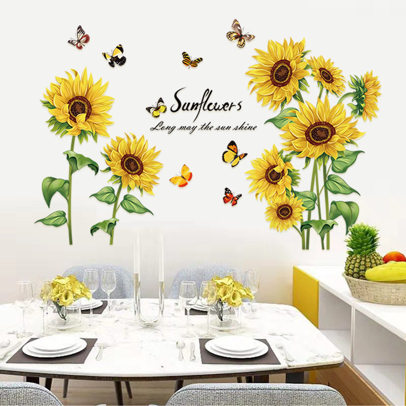 Sunflower wall sticker image 6