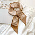 Brown Series Ribbon Scarf - 5