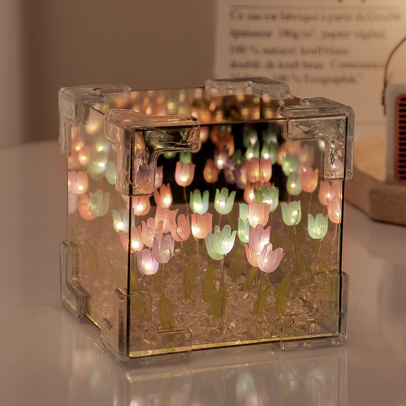 colorful tulip night light image 7