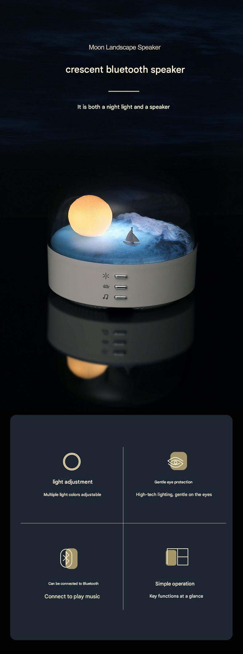 Ambient lighting Bluetooth speaker