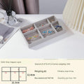 Gray 6 Compartments (Pack of 1)