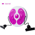 Rope Half-Moon Magnetic Waist Twisting Disc Rose Red