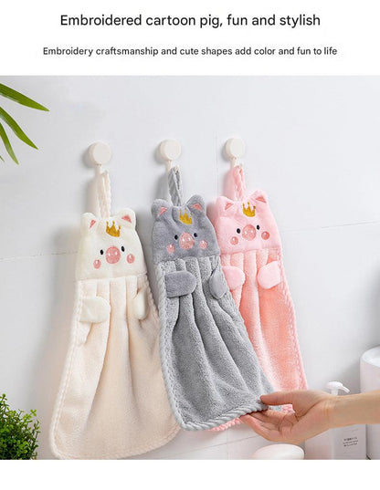Playful design hand towels