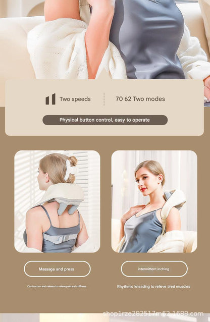 Heated massager for relaxation