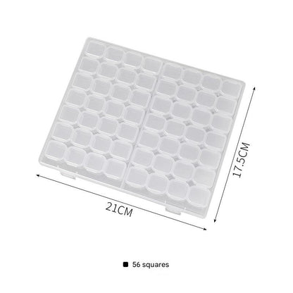 clear storage box for nail art supplies
