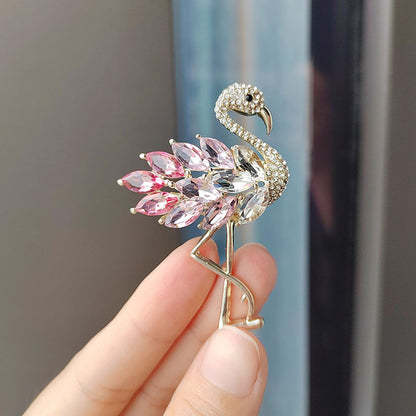 Unique Brooch with colorful crystals image 7
