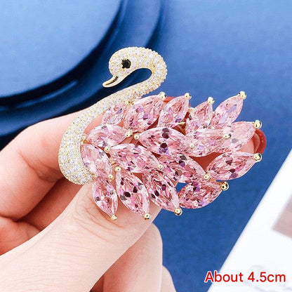 Close-up of Rhinestone Brooch Image 3