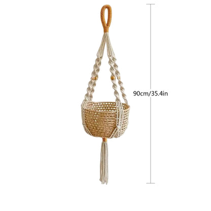 Stylish hanging basket for greenery image 5
