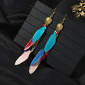 16-Vintage Long Feather (Colorful)