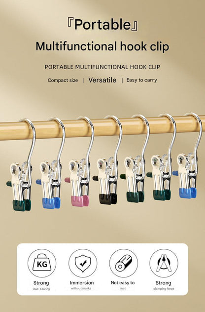 Multi-functional clip in various colors