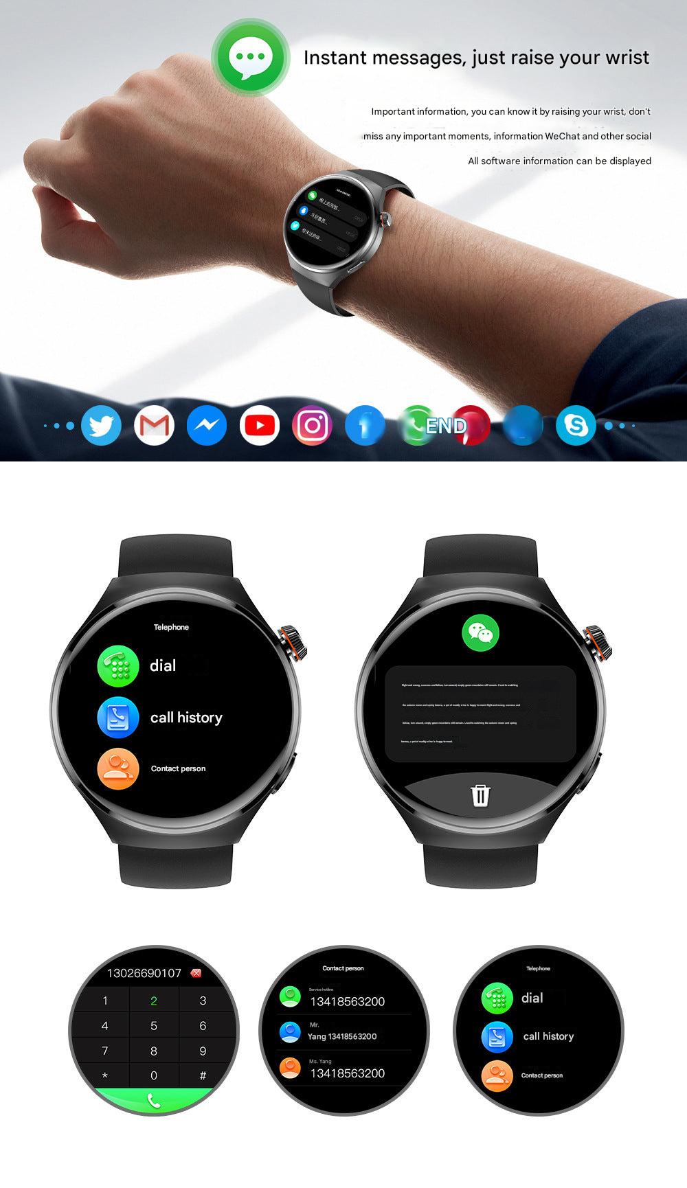 AMOLED Display Fitness Tracker