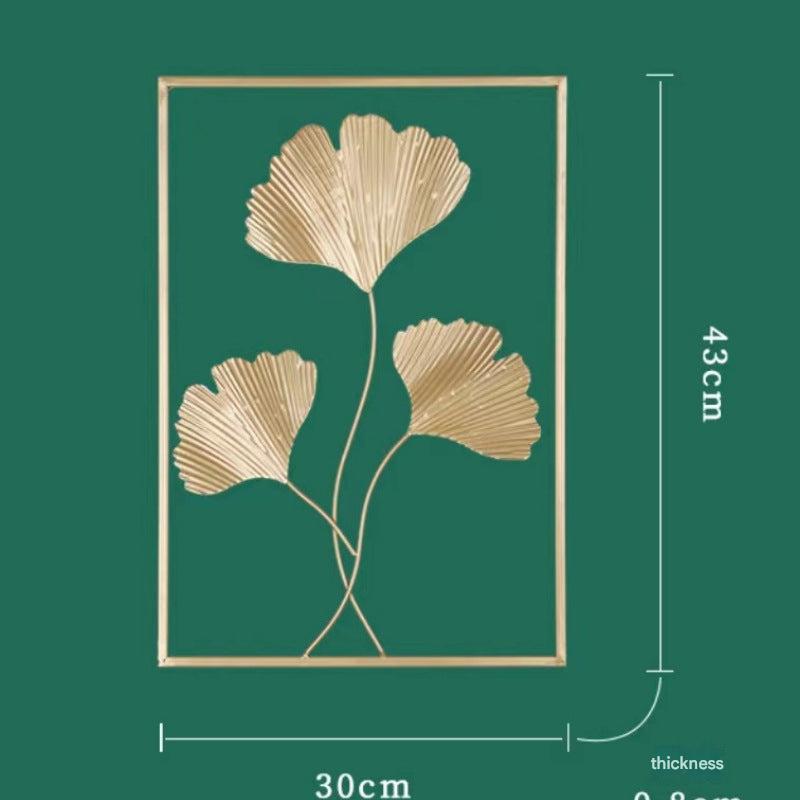 stylish metal wall decor for entryway
