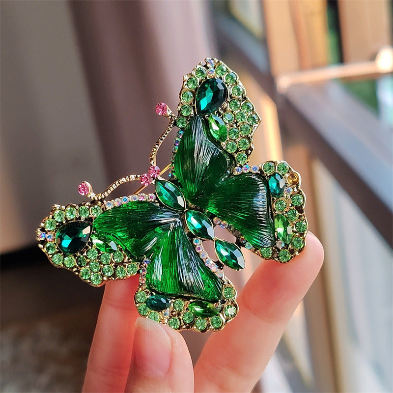Elegant butterfly brooch for women
