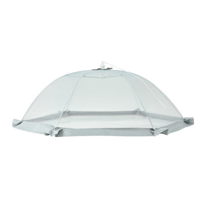Large foldable mesh food cover for outdoor use