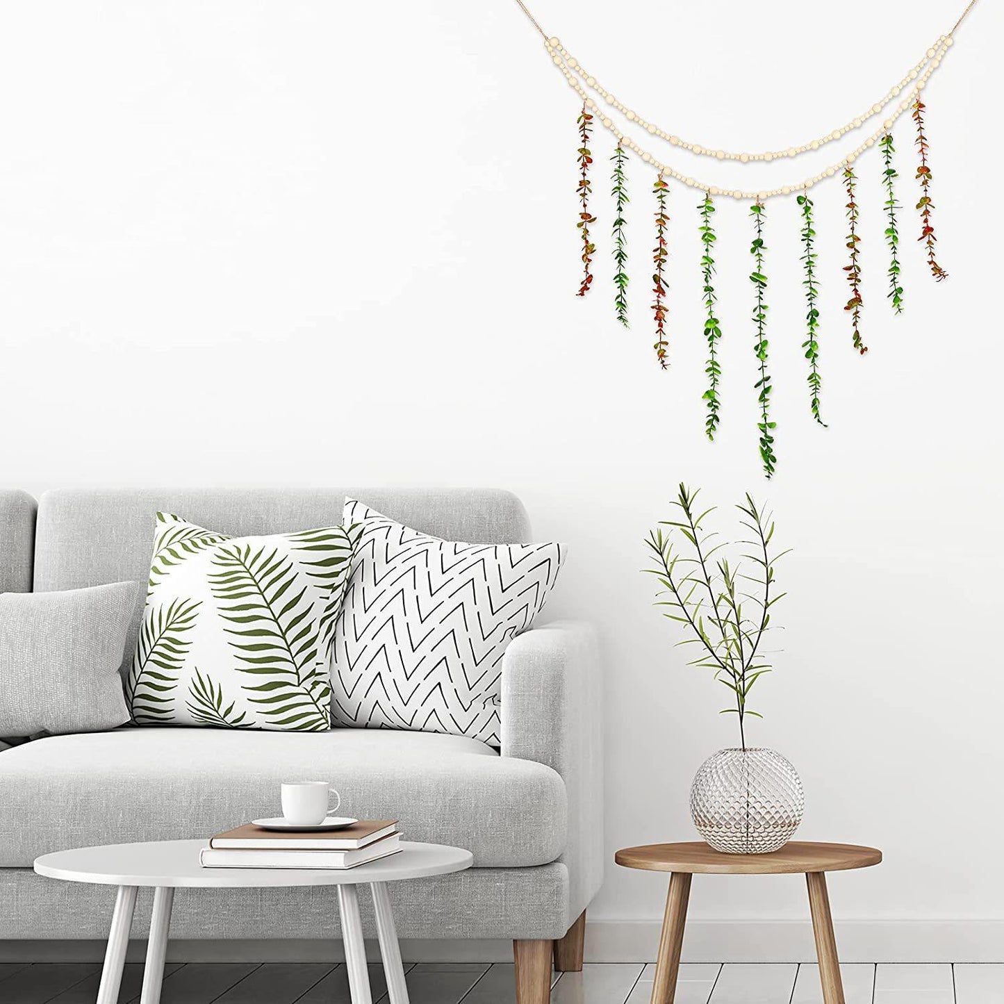 Elegant green wall art for living spaces