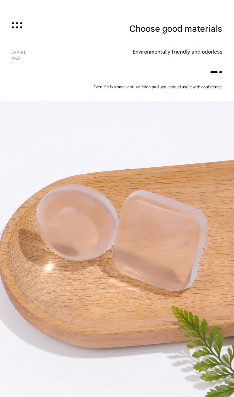 Transparent self-adhesive door handle bumper 3