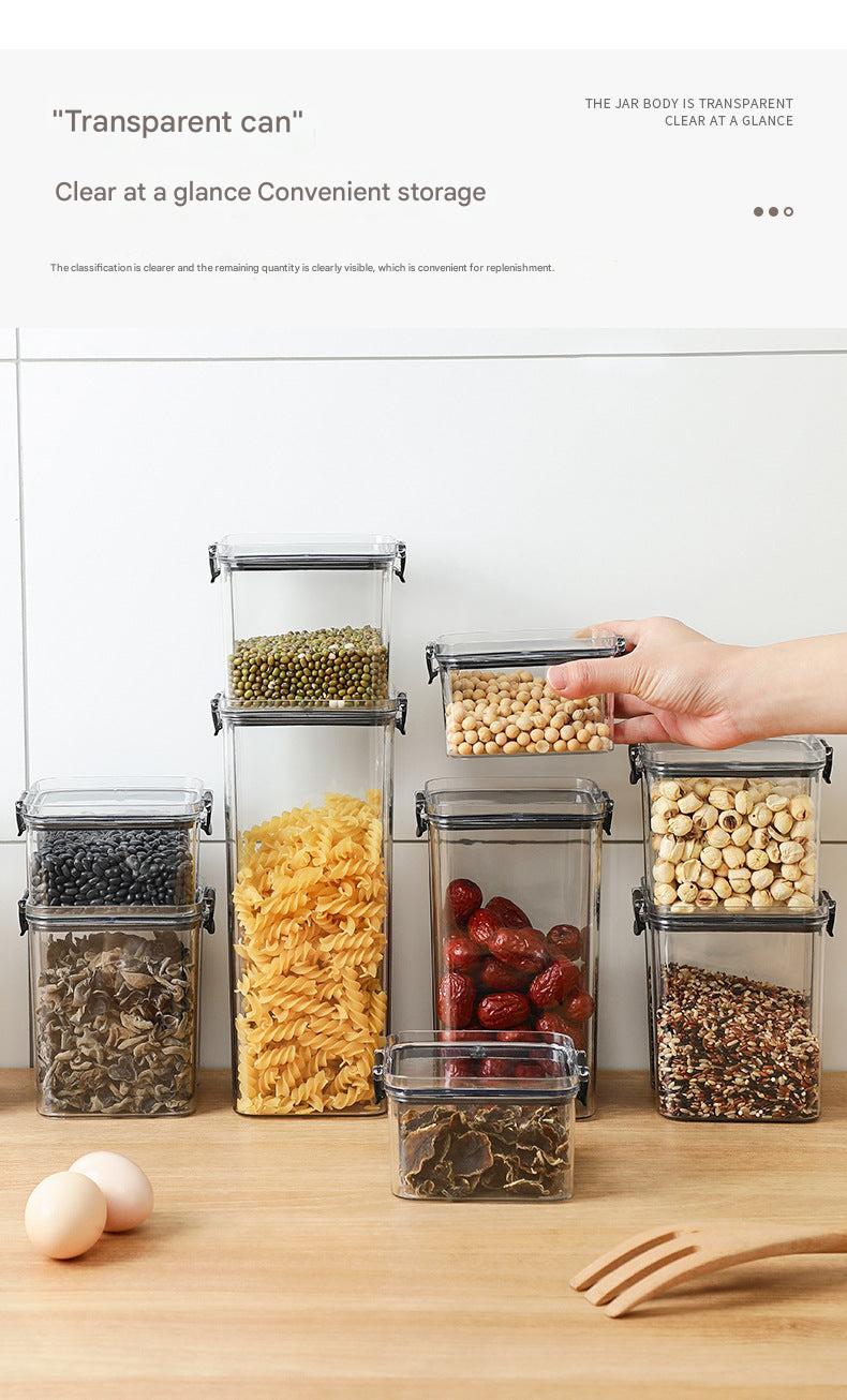 clear plastic kitchen storage container 6