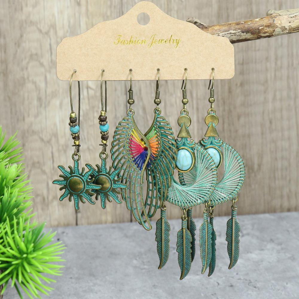 Unique Statement Earrings Bohemian Style - Image 4