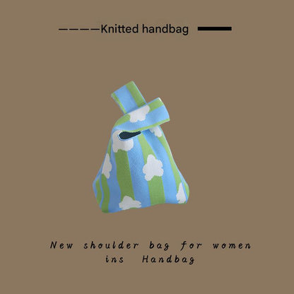Knitted Tote Bag Open Top