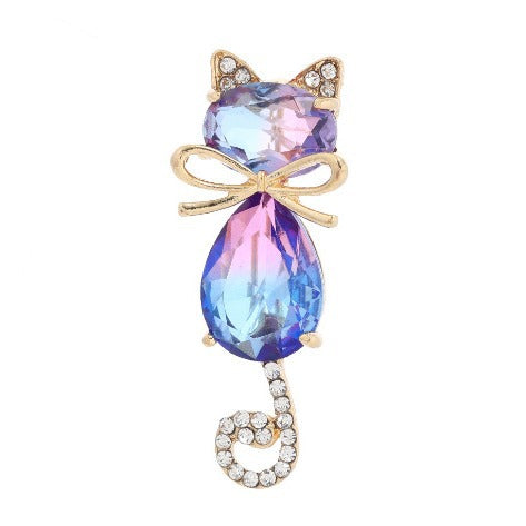 Stylish cat brooch for gifting image 6