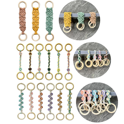 Handcrafted Daisy Cotton Rope Wall Decor Image 1