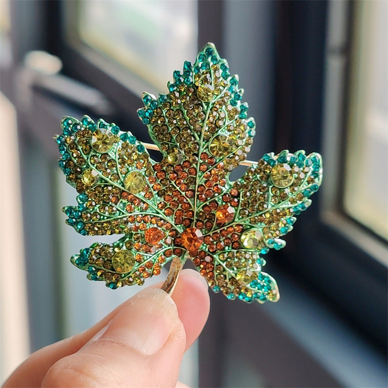 Elegant Crystal Brooch on Fashion Apparel - Image 7