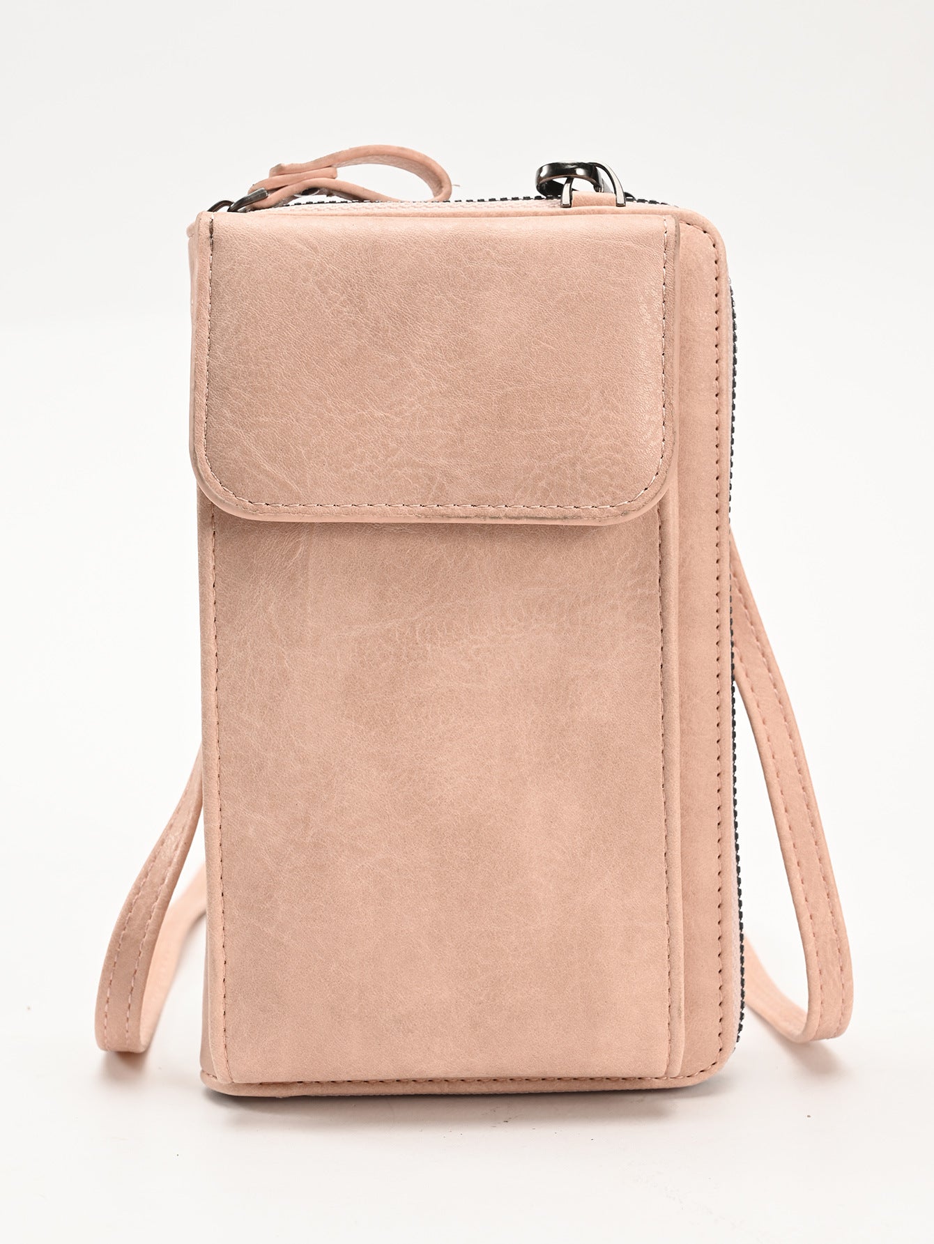 Women's crossbody wallet red